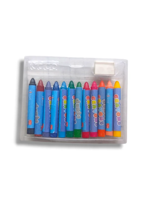 Kids Drawing with Kidco Jumbo Crayons 312