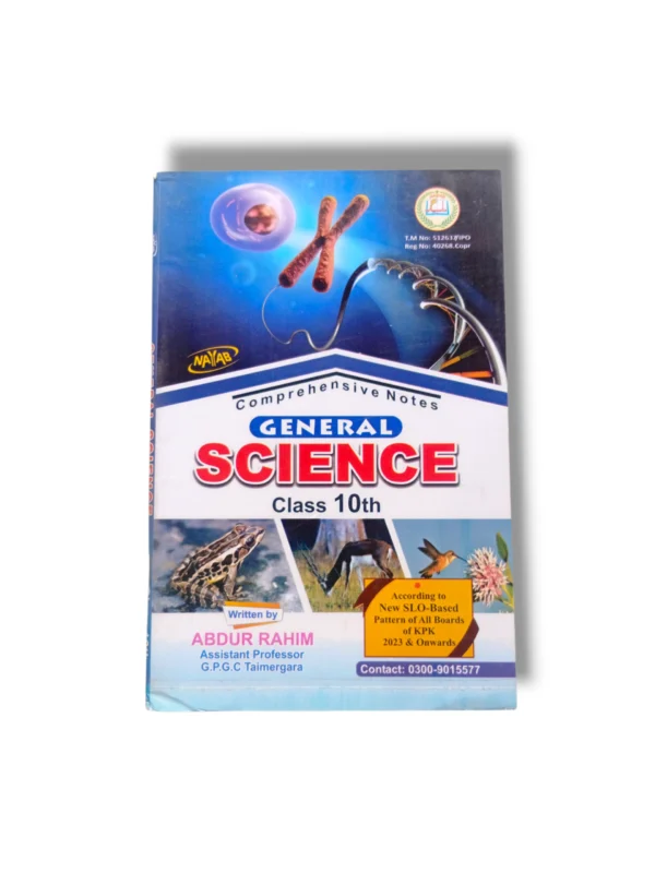 Cover of Nayab General Science Guide for Class 10