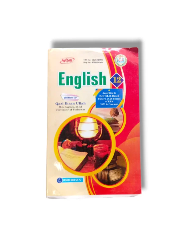 Front cover of Nayab English Guide Class 12