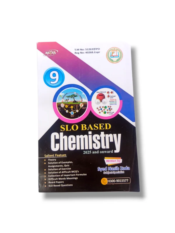 Nayab Chemistry Guide Class 9 front cover