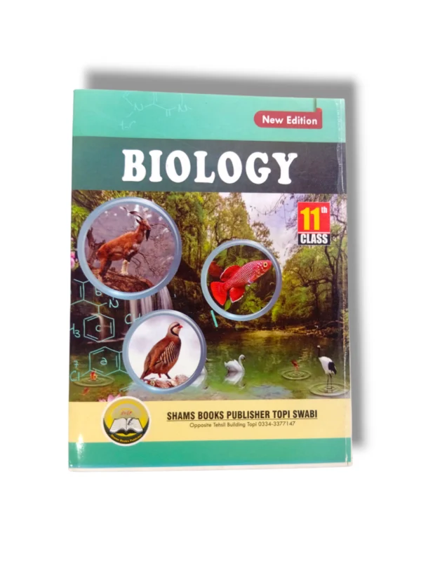 Shams Biology Guide Class 11 front cover