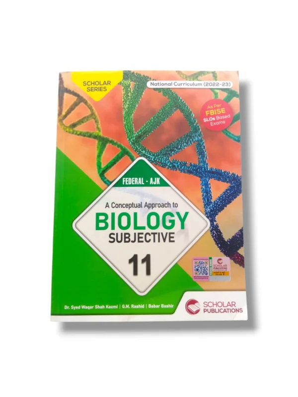 Scholar Biology Guide for Class 11 book cover