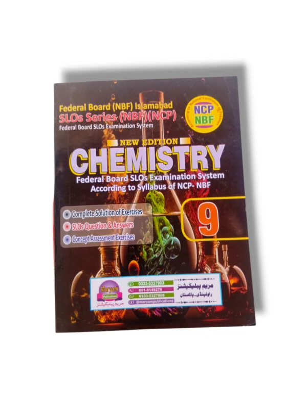 Maryam Chemistry Guide for Class 9 front cover