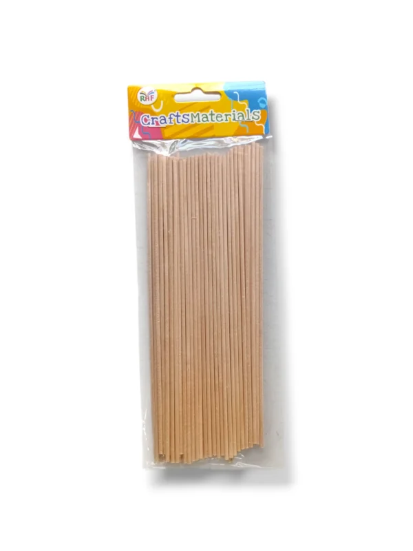 Ice Cream Round Sticks MB-2025 made from premium birchwood