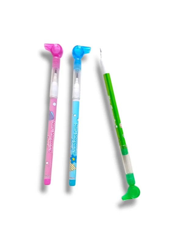 Student using Lantu Non Sharpening Pencil 9925A