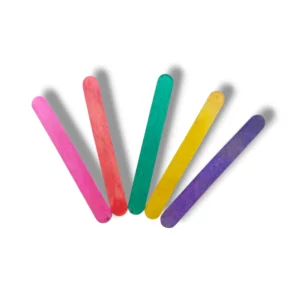 DIY crafts made using colorful ice cream sticks