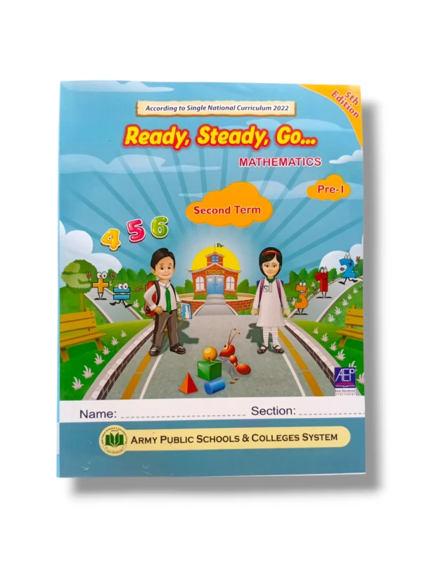 Paramount Ready Steady Go Mathematics Pre 1 Second Term Front Cover