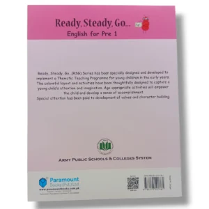 Inside pages of Paramount Ready Steady Go English Pre 1 First Term
