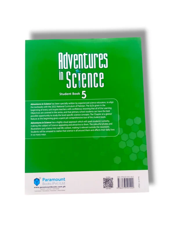 Inside pages of Paramount Adventures in Science 5 with experiments