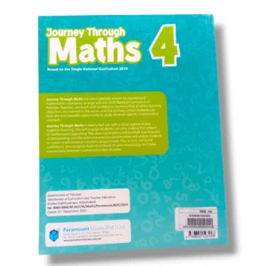 Inside pages of Paramount Journey Through Maths 4 showing exercises