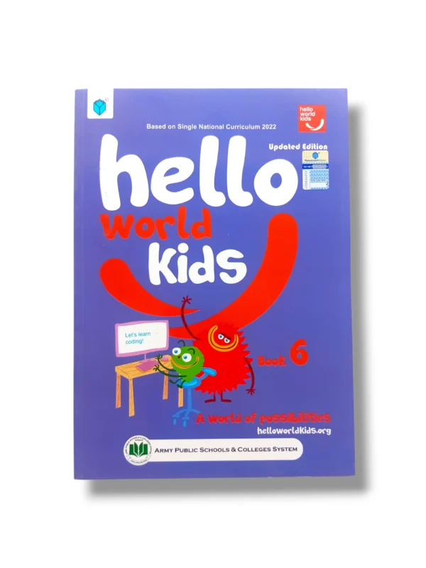 Paramount Hello World Kids 6 computer learning book cover