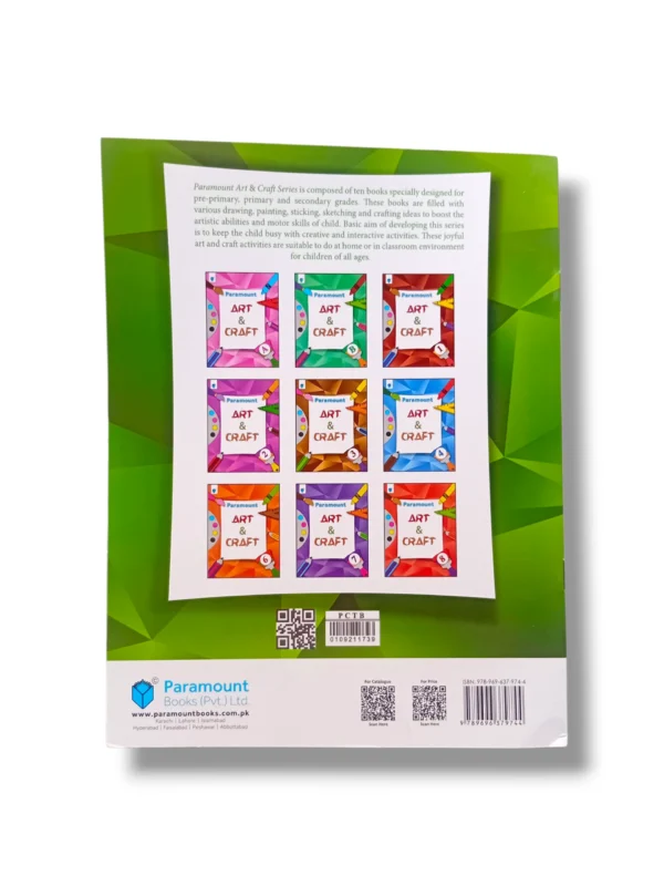 Paramount Art & Craft 5 Book front cover with colorful design