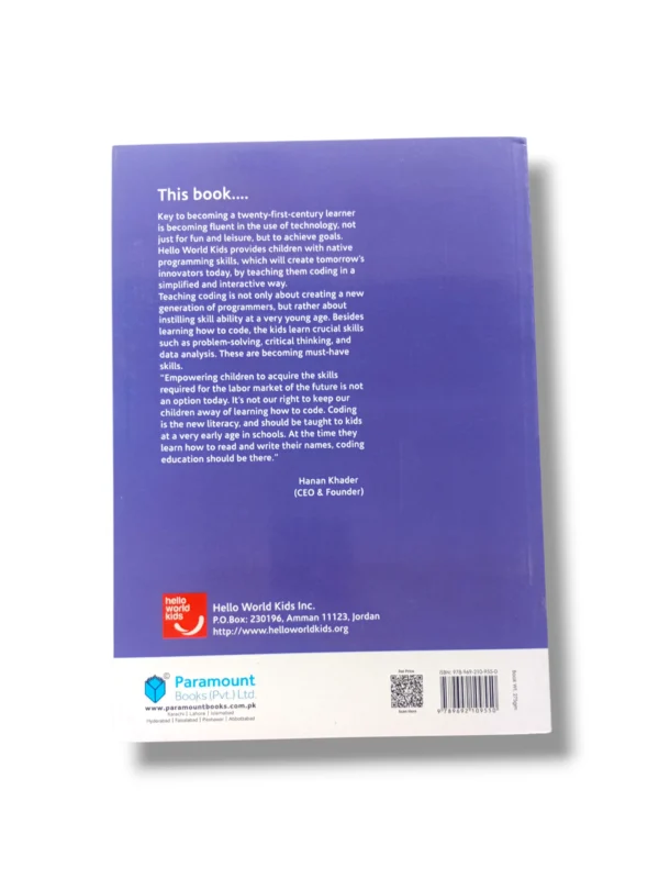 Inside pages of Paramount Hello World Kids 6 with interactive lessons