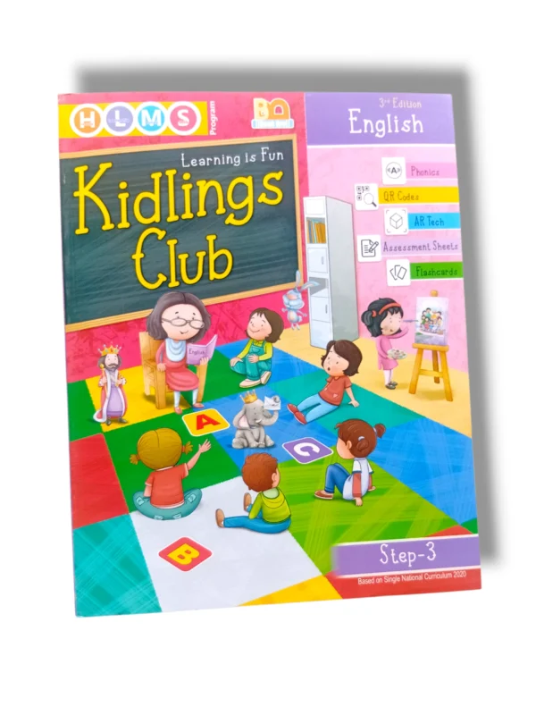 Albakio Kidlings Club English Step 3 Learning Kit Contents