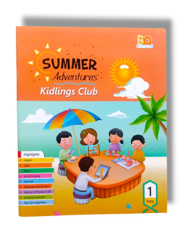 Albakio Summer Adventures Kidlings Club 1 Workbook Cover