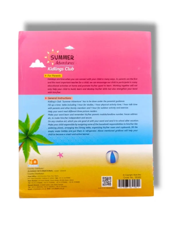 Activity pages from Albakio Summer Adventures Kidlings Club 3