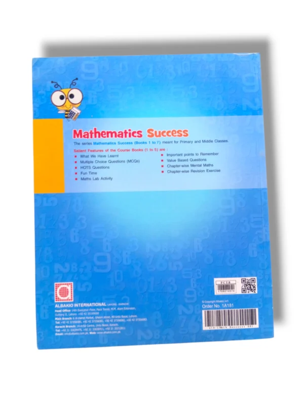 Inside pages of Albakio Mathematics Success 1 – counting and number exercises