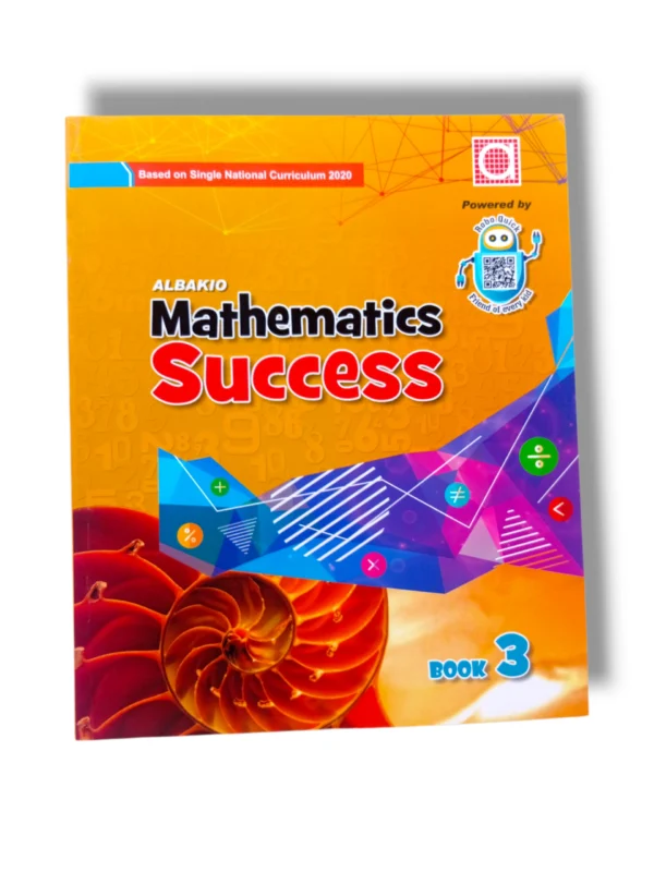 Albakio Mathematics Success 3 book cover – Grade 3 math workbook for kids