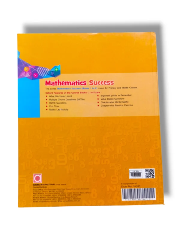 Inside pages of Albakio Mathematics Success 3 – math exercises for students