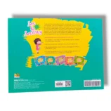 Inside pages of Albakio Art & Activity 2 with drawing and coloring activities