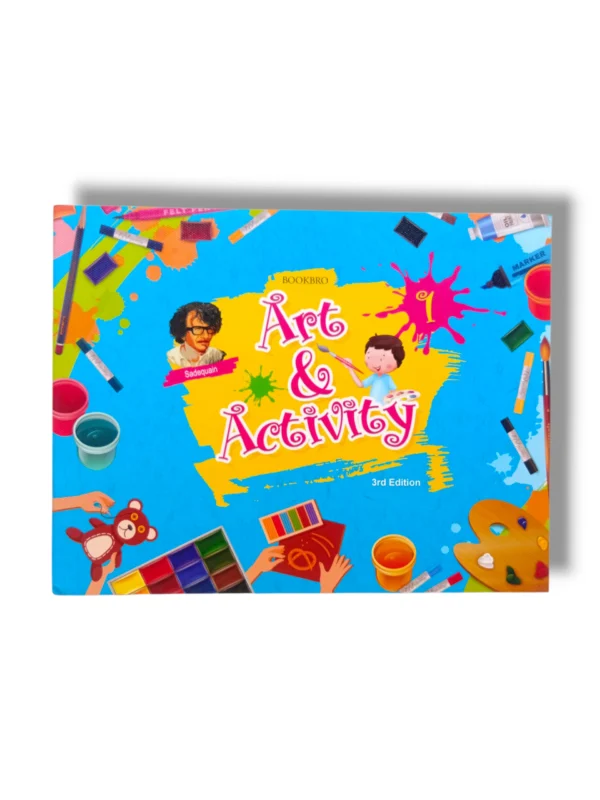 Albakio Art & Activity 1 book cover – fun art book for early learners