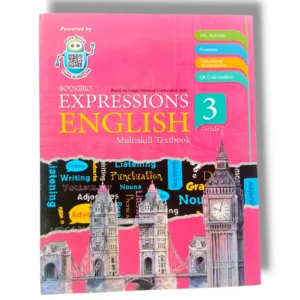 Albakio Expression English 3 book cover – English learning workbook for kids