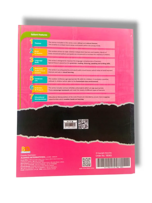 Inside pages of Albakio Expression English 3 – grammar and exercises