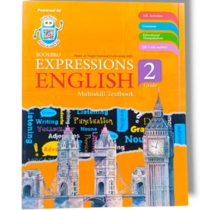 Albakio Expression English 2 book cover – English workbook for Grade 2 students