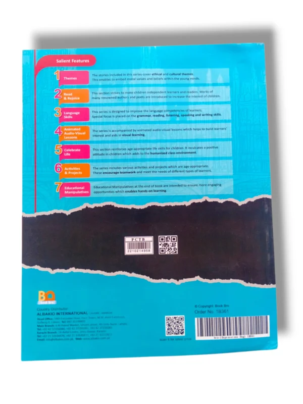 Inside pages of Albakio Expression English 1 – basic grammar and vocabulary lessons