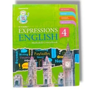 Albakio Expression English 4 book cover – English grammar and writing for kids