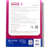 Back cover of Oxford Computer WHIZ 4 advanced computer learning book