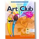 Front cover of Oxford Art & Club 2 drawing and craft activity book for kids