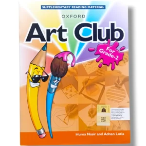 Front cover of Oxford Art & Club 2 drawing and craft activity book for kids
