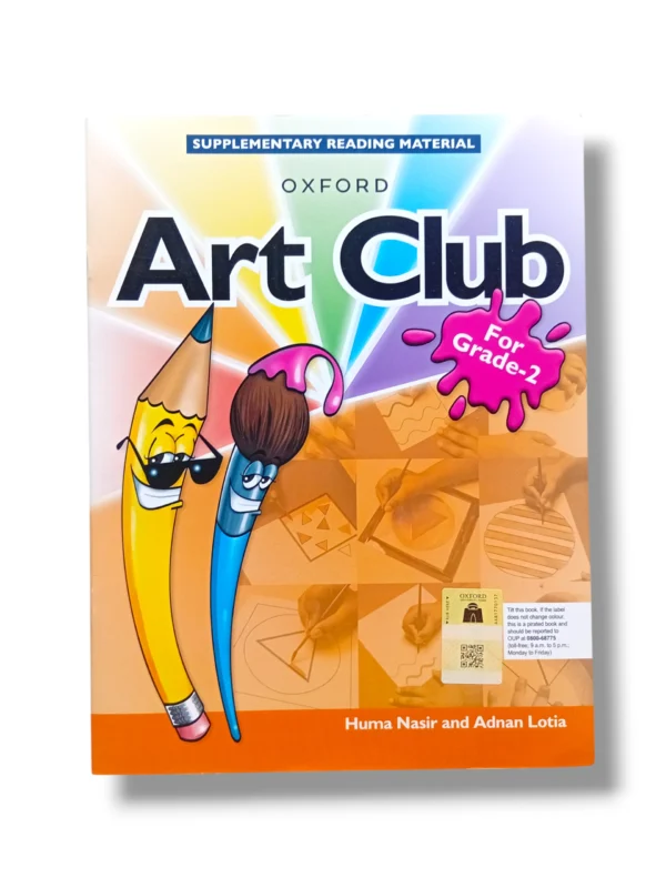 Front cover of Oxford Art & Club 2 drawing and craft activity book for kids