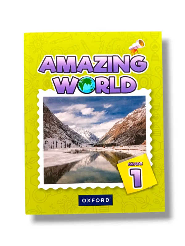 Front cover of Oxford Amazing World 1 social studies book for kids