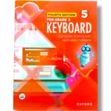 Front view of Oxford Keyboard 5 sleek wireless backlit keyboard with silent keys