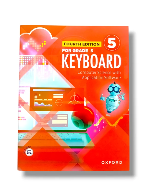 Front view of Oxford Keyboard 5 sleek wireless backlit keyboard with silent keys