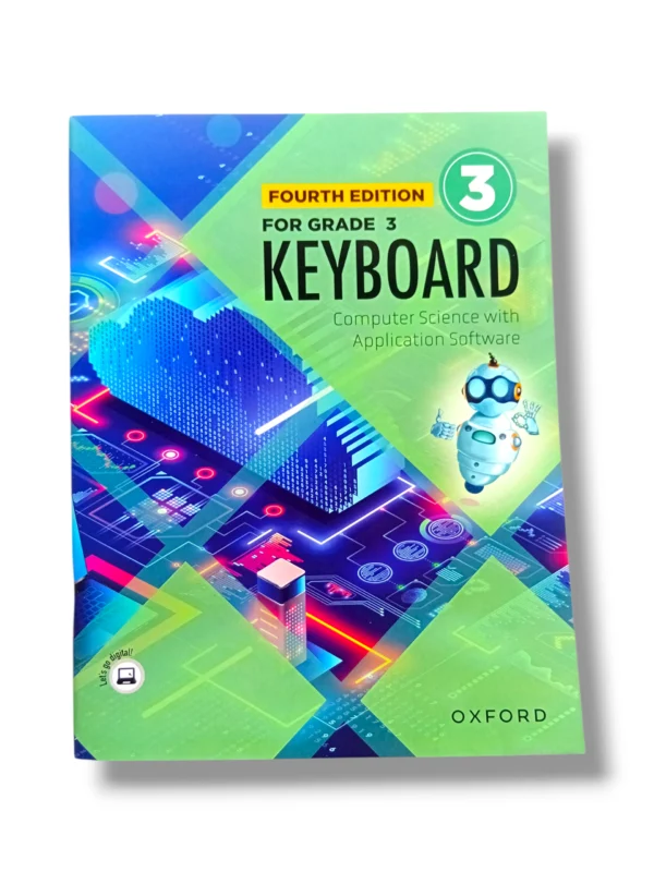 Front view of Oxford Keyboard 3 wireless silent keyboard with rechargeable battery