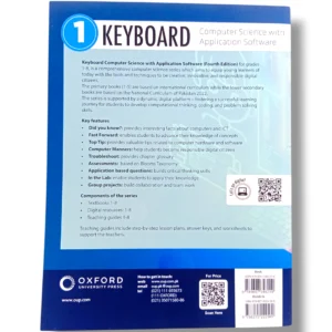 Back and angled view of Oxford Keyboard 1 ergonomic wireless keyboard