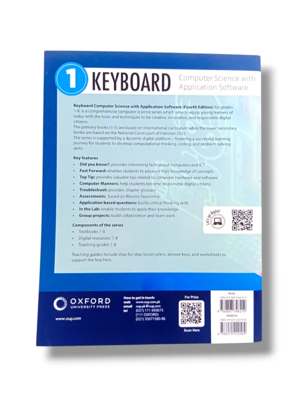 Oxford Keyboard 1 Back View Back and angled view of Oxford Keyboard 1 ergonomic wireless keyboard