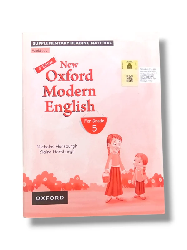 Front cover of Oxford New Modern English Workbook 5 for grammar and writing skills