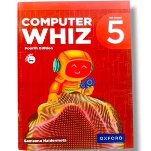 Front cover of Oxford Computer WHIZ 5 advanced ICT and coding skills book for students