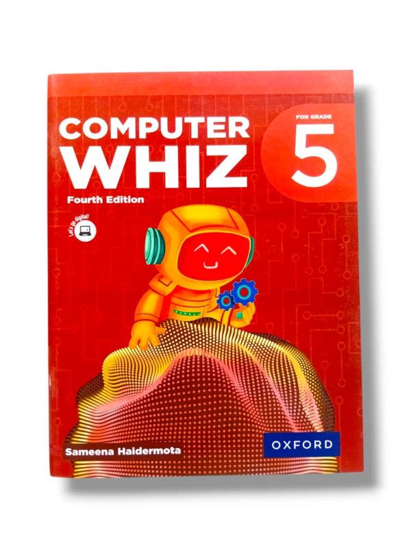 Front cover of Oxford Computer WHIZ 5 advanced ICT and coding skills book for students