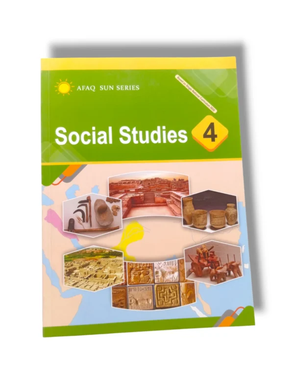 AFAQ Sun Social Studies 4 English Medium Front Cover