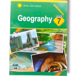 Afaq Sun Geography 7 English Medium textbook front cover