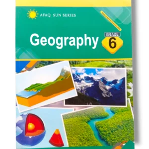 Afaq Sun Geography 6 English Medium textbook front cover