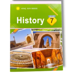 Afaq Sun History 7 English Medium Textbook Cover