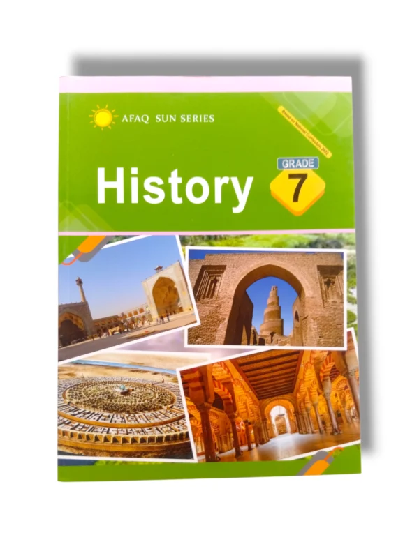 Afaq Sun History 7 English Medium Textbook Cover