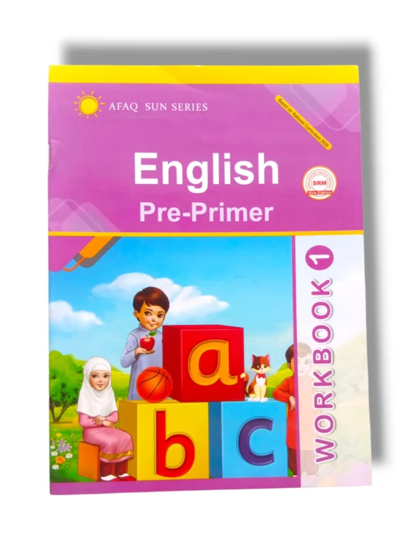 AFAQ Sun English Pre Premier Workbook 1 Cover Page