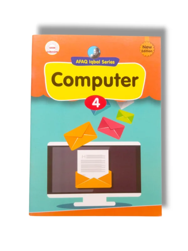 Afaq Iqbal Computer 4 Book Front Cover